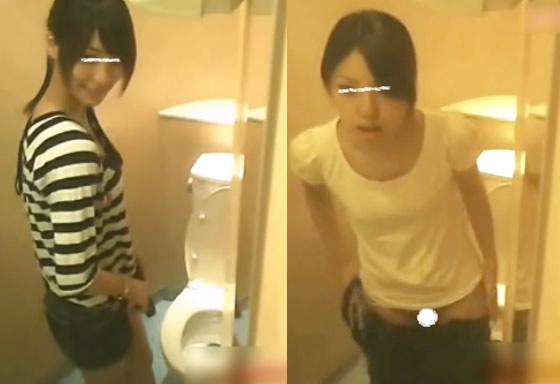 【極秘トイレ盗撮】アングルは×だけど、綺麗な女の子ギャル多し！アパレルビルのトイレに何者かが隠しカメラを仕掛けてオシッコ中の女の子を盗撮。便器内カメラがあれば最高だったのにｗ